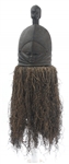 AFRICAN SIERRA LEONE SANDE SOCIETY HELMET MASK