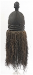 AFRICAN SIERRA LEONE SANDE SOCIETY HELMET MASK