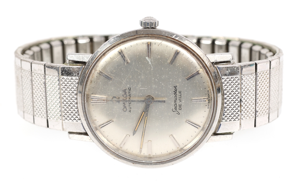 OMEGA SEAMASTER DE VILLE STAINLESS STEEL WRISTWATCH