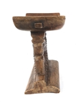 GHANAIAN ASANTE CARVED WOOD CROCODILE STOOL