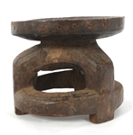 TANZANIAN HEHE CARVED WOOD STOOL
