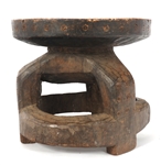 TANZANIAN HEHE CARVED WOOD STOOL