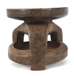TANZANIAN HEHE CARVED WOOD STOOL