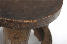 TANZANIAN HEHE CARVED WOOD STOOL