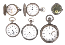 .900 & .925 SILVER CASE WATCHES - FOR PARTS OR REPAIRS