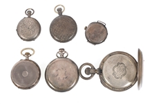.900 & .925 SILVER CASE WATCHES - FOR PARTS OR REPAIRS