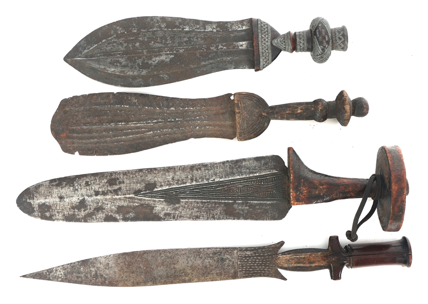 AFRICAN CONGO TRIBAL KNIVES & DAGGERS