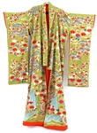 JAPANESE EMBROIDERED SILK KIMONO