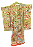 JAPANESE EMBROIDERED SILK KIMONO