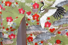 JAPANESE EMBROIDERED SILK KIMONO