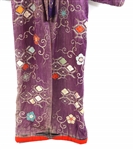 JAPANESE EMBROIDERED SILK KIMONO