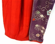 JAPANESE EMBROIDERED SILK KIMONO