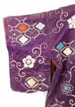 JAPANESE EMBROIDERED SILK KIMONO
