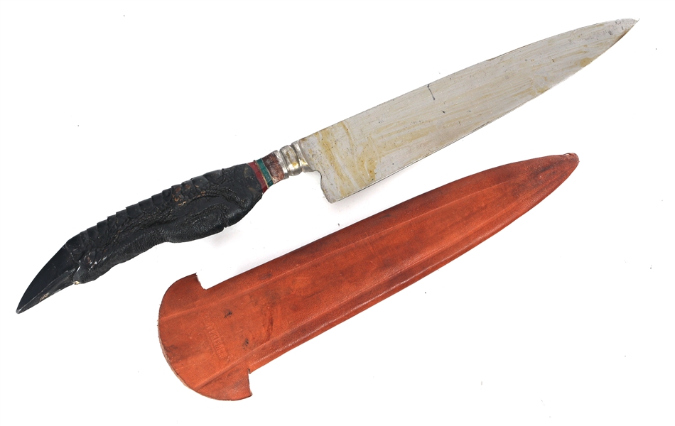 ALIMAR TANDIL ALLIGATOR TOE GAUCHO KNIFE