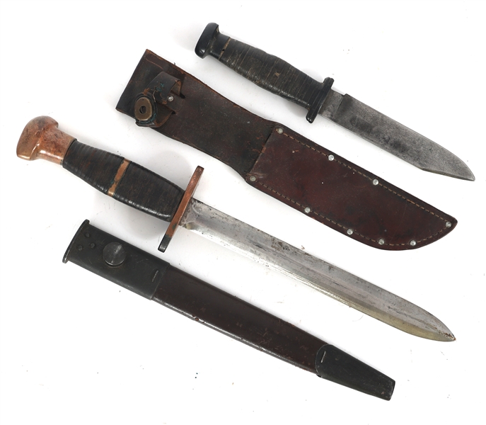 WWII US KINFOLKS FIGHTING KNIFE & BAYONET 