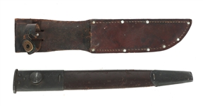 WWII US KINFOLKS FIGHTING KNIFE & BAYONET 