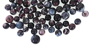 EARLY 20th C. PURPLE SLAG GLASS MARBLES