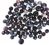 EARLY 20th C. PURPLE SLAG GLASS MARBLES