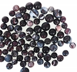 EARLY 20th C. PURPLE SLAG GLASS MARBLES