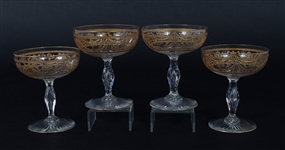 ST. LOUIS CRYSTAL SERVICE PIECES - PITCHERS & GLASSES