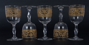 ST. LOUIS CRYSTAL SERVICE PIECES - PITCHERS & GLASSES