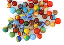 EARLY 20th C. SLAG GLASS MARBLES 