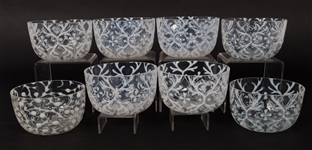 VENETIAN OPALESCENT BOWLS - SET OF 8