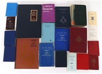 MASONIC LITERATURE - BOOKS, RITUAL BOOKLETS, PAMPHLETS