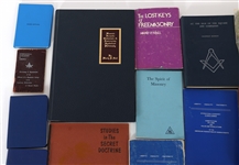 MASONIC LITERATURE - BOOKS, RITUAL BOOKLETS, PAMPHLETS