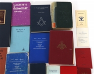 MASONIC LITERATURE - BOOKS, RITUAL BOOKLETS, PAMPHLETS