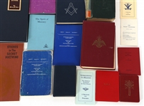 MASONIC LITERATURE - BOOKS, RITUAL BOOKLETS, PAMPHLETS