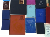 MASONIC LITERATURE - BOOKS, RITUAL BOOKLETS, PAMPHLETS