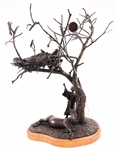 KEN MARTIN JR INDIAN BURIAL BRONZE STATUE 5/125 EDITION