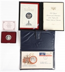 US SILVER COMMEMORATIVE MEDALS & COIN