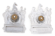 NEW JERSEY OFFICER CAP BADGES LOT OF TWO