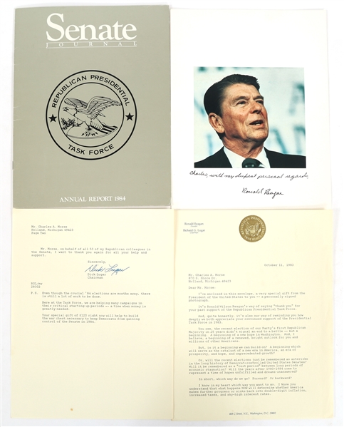 1983 PRESIDENTIAL & CONGRESSIONAL SIGNED DOCUMENTS