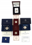 UNITED STATES SILVER PROOF COMMEMORATIVE COINS
