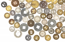 EXONUMIA TRANSIT FARE TOKENS