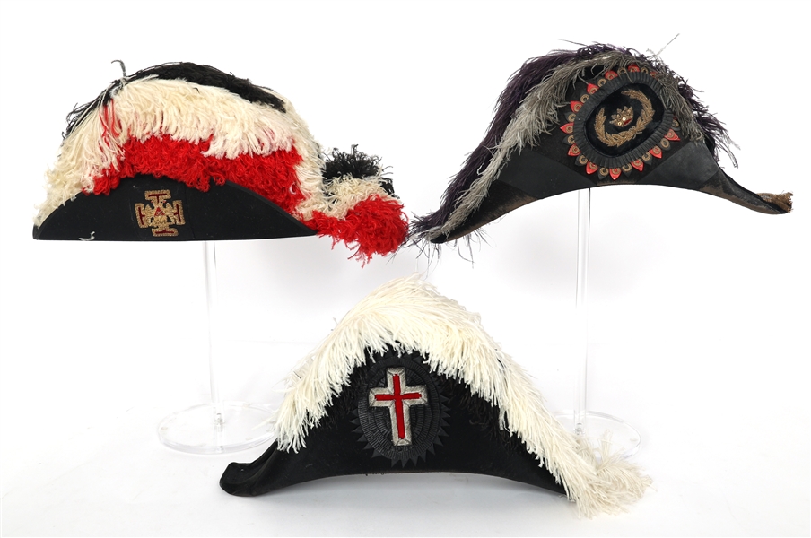 MASONIC SOCIETY CHAPEAU HATS 
