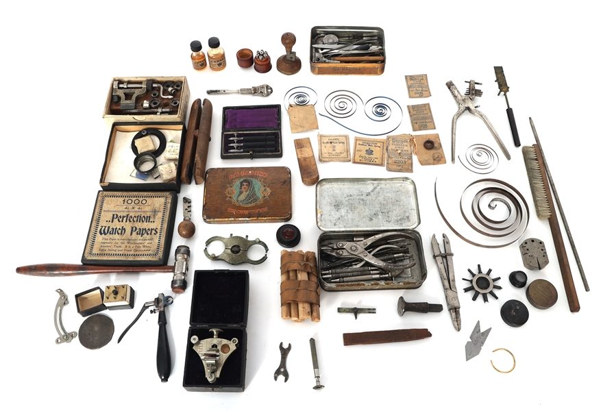 EARLY 20th C. WATCH MAKERS TOOLS