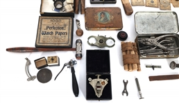 EARLY 20th C. WATCH MAKERS TOOLS
