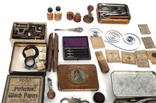 EARLY 20th C. WATCH MAKERS TOOLS
