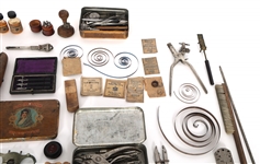 EARLY 20th C. WATCH MAKERS TOOLS
