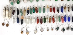 COSTUME JEWELRY - WATCHES, PENDANTS, RINGS, & EARRINGS