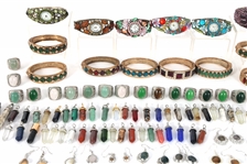 COSTUME JEWELRY - WATCHES, PENDANTS, RINGS, & EARRINGS