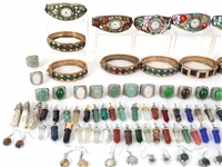COSTUME JEWELRY - WATCHES, PENDANTS, RINGS, & EARRINGS