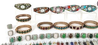 COSTUME JEWELRY - WATCHES, PENDANTS, RINGS, & EARRINGS