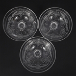 ETCHED CRYSTAL CHAMPAGNE GLASSES 
