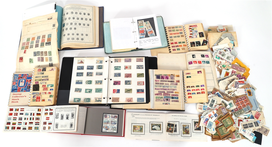 PHILATELIC STAMPS - STOCK BOOKS, LOOSE, BINDERS & MORE