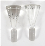 JOSEF LENHARDT SCHWARZLOT GLASS GOBLET & DECANTERS